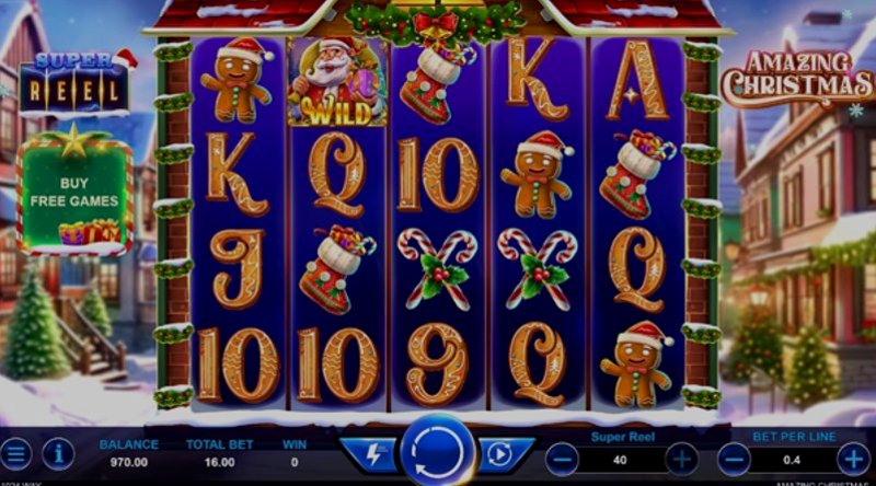 Играть Amazing Christmas от Tpg в казино 1Win