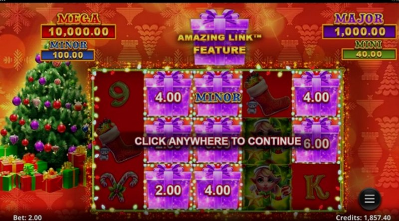 Играть Amazing Link Christmas от Games Global в казино 1Win