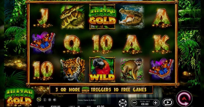 Играть Amazon Gold от Ainsworthgame в казино 1Win