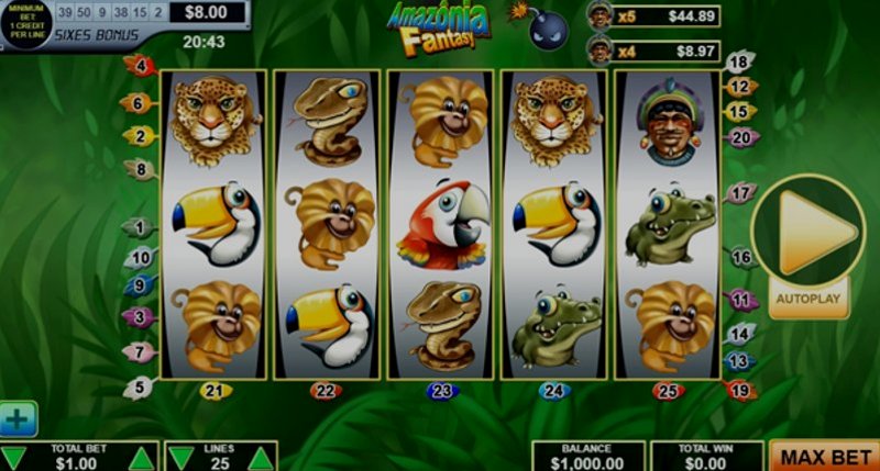 Играть Amazonia от Edict в казино 1Win