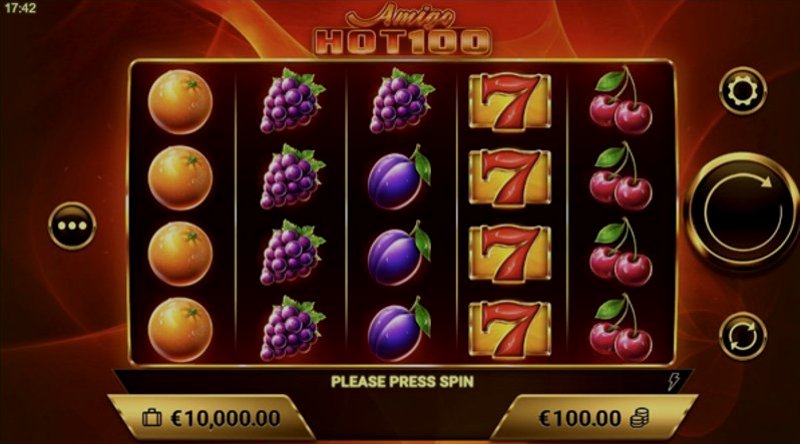 Играть Amigo Hot 100 от Amigogaming в казино 1Win