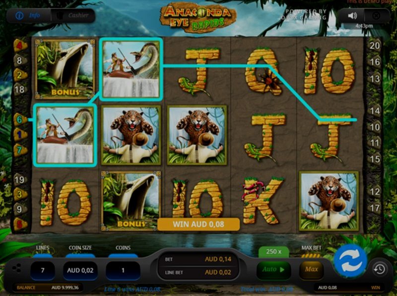 Играть Anaconda Eye от Oryx в казино 1Win