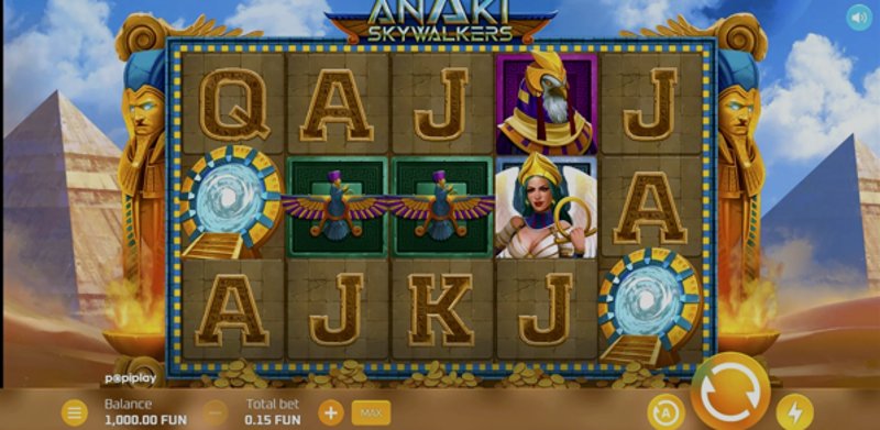 Играть ANAKI SkyWalkers от Popiplay в казино 1Win