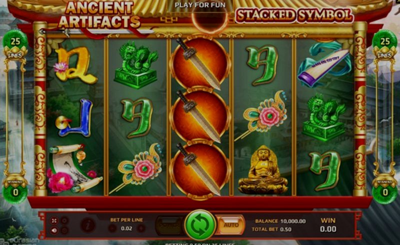 Играть Ancient Artifacts от Eurasian Gaming в казино 1Win