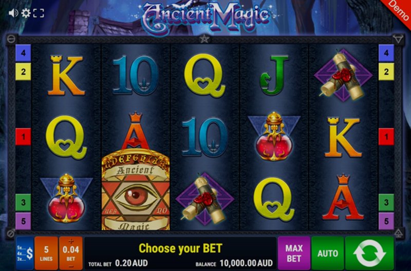 Играть Ancient Magic от Gamomat в казино 1Win