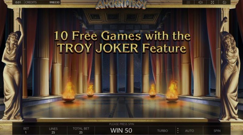 Играть Ancient Troy от Endorphina в казино 1Win
