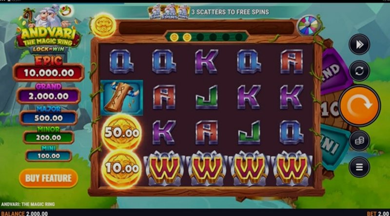 Играть Andvari: The Magic Ring от Games Global в казино 1Win