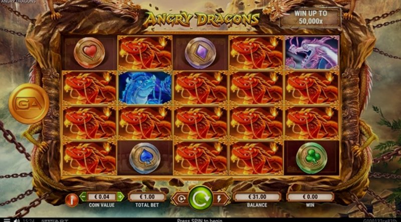 Играть Angry Dragons от Gameart в казино 1Win