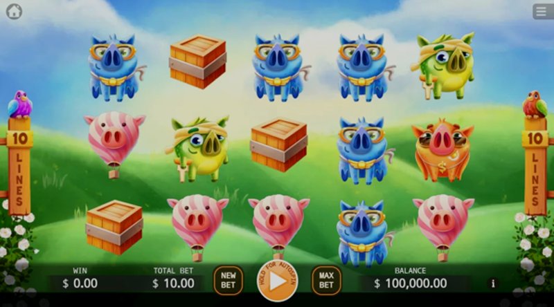 Играть Angry Piggies от Kagaming в казино 1Win