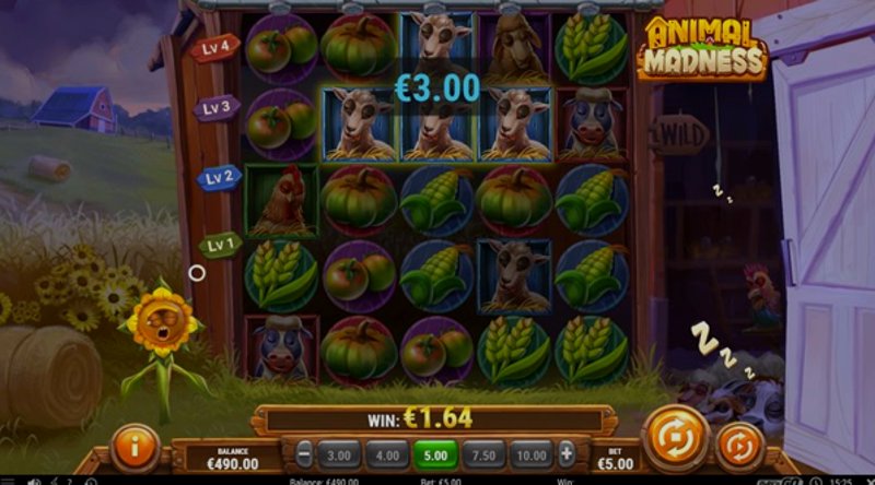 Играть Animal Madness от Playn Go в казино 1Win