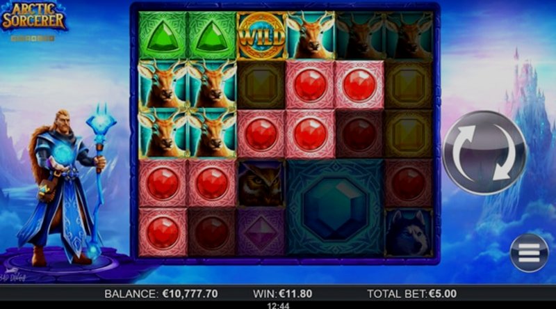Играть Arctic Sorcerer Gigablox от Yggdrasil в казино 1Win