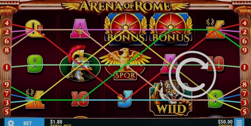 Играть Arena of Rome от Skywind в казино 1Win