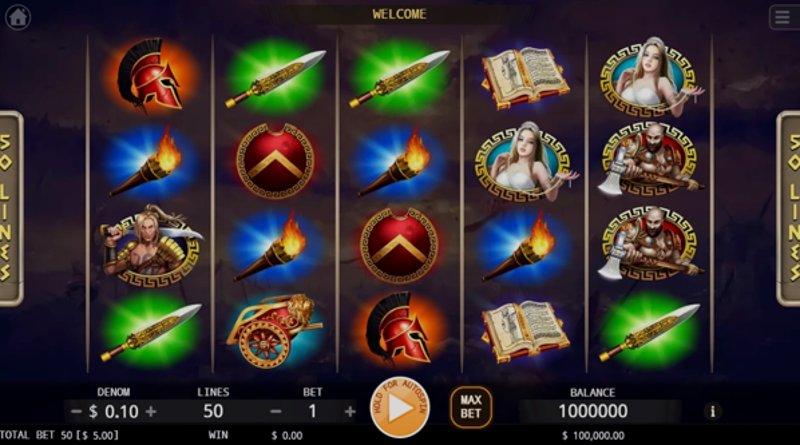 Играть Ares God of War от Kagaming в казино 1Win