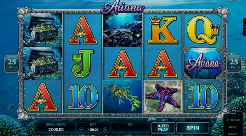 Играть Ariana от Microgaming в казино 1Win