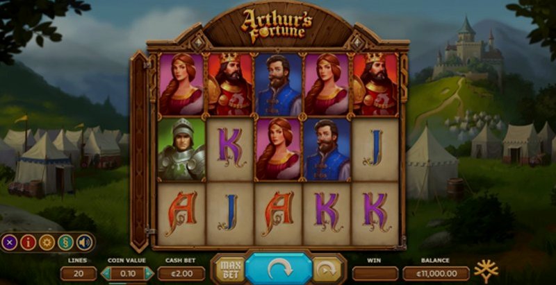 Играть Arthurs Fortune от Yggdrasil в казино 1Win