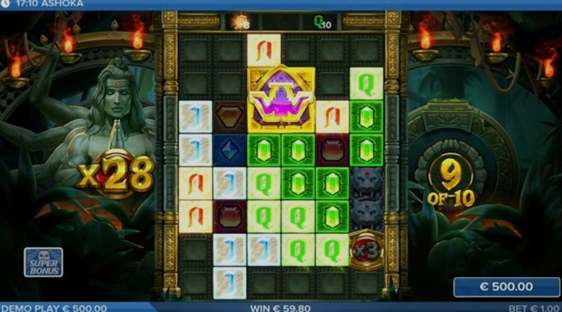 Играть Ashoka от Elk в казино 1Win