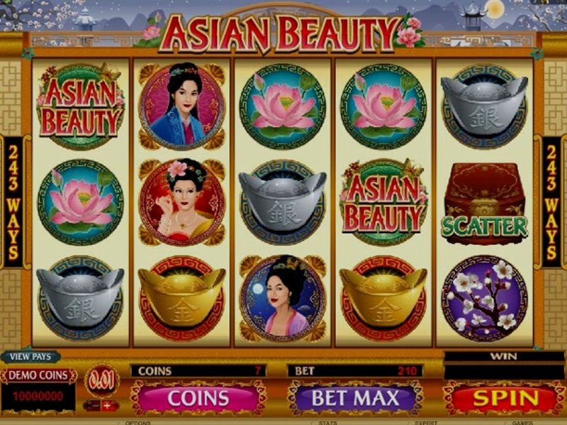 Играть Asian Beauty от Microgaming в казино 1Win