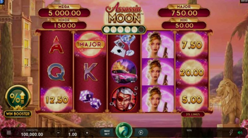 Играть Assassin Moon от Microgaming в казино 1Win