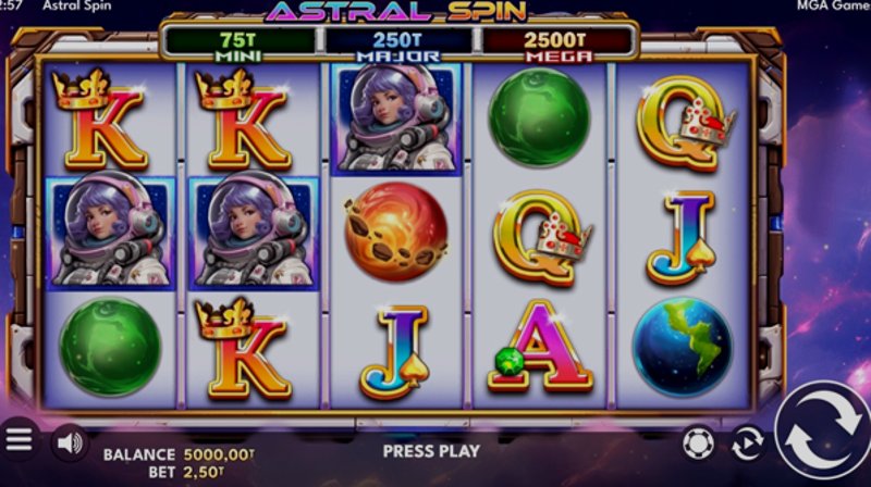 Играть Astral Spin от Games Global в казино 1Win