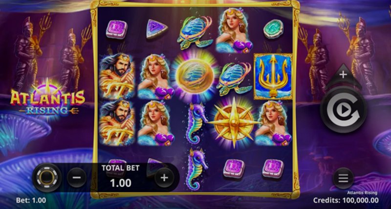 Играть Atlantis Rising от Microgaming в казино 1Win