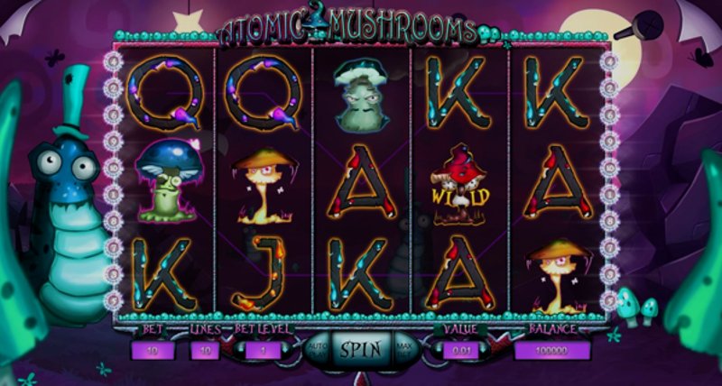 Играть Atomic Mushrooms от Thunderspin в казино 1Win