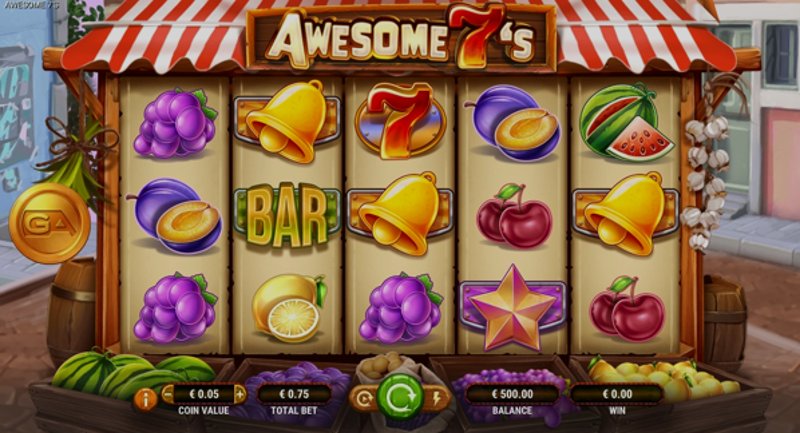 Играть Awesome 7s от Gameart в казино 1Win