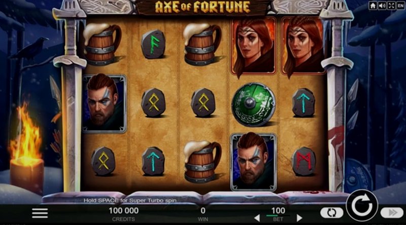 Играть Axe of Fortune от Belatra в казино 1Win
