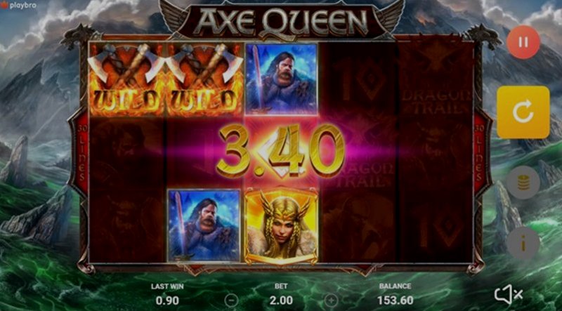 Играть Axe Queen от Playbro в казино 1Win