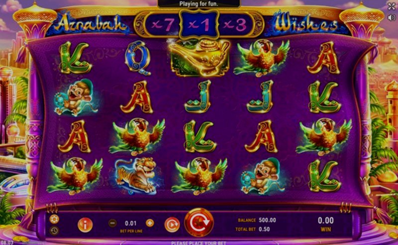 Играть Azrabah Wishes от Gameart в казино 1Win