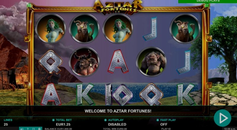 Играть Aztar Fortunes от Leander в казино 1Win