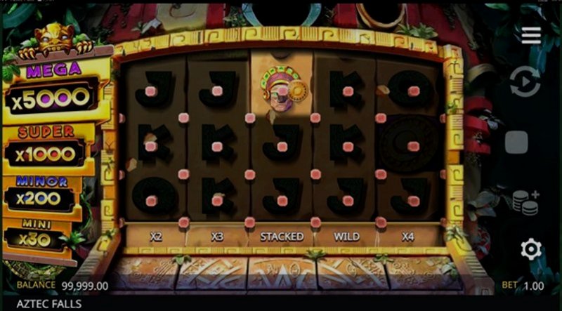 Играть Aztec Falls от Microgaming в казино 1Win