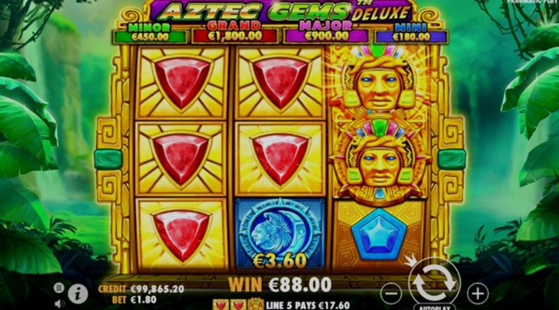 Играть Aztec Gems от Pragmatic в казино 1Win
