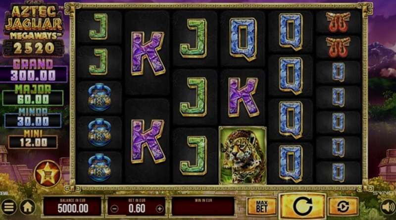 Играть Aztec Jaguar от Synot в казино 1Win