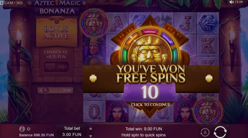 Играть Aztec Magic Bonanza от Bgaming в казино 1Win