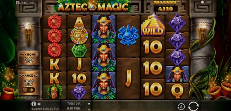 Играть Aztec Magic от Bgaming в казино 1Win