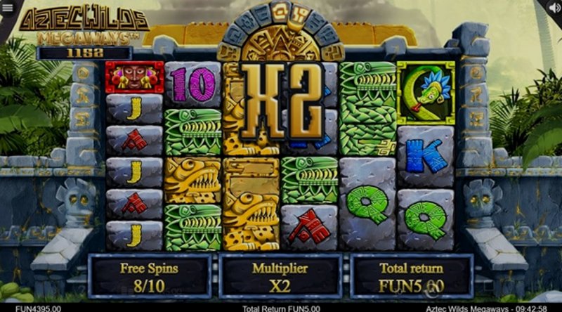 Играть Aztec Wilds Megaways от Iron Dog Studios в казино 1Win