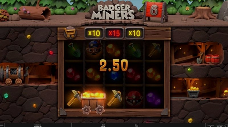 Играть Badger Miners от Yggdrasil в казино 1Win