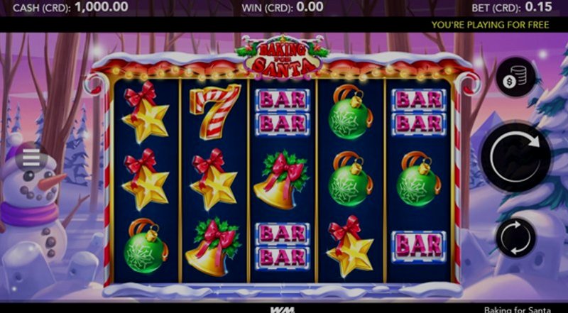 Играть Baking for Santa от Worldmatch в казино 1Win