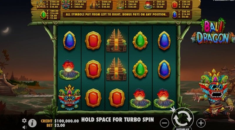 Играть Bali от Eurasian Gaming в казино 1Win