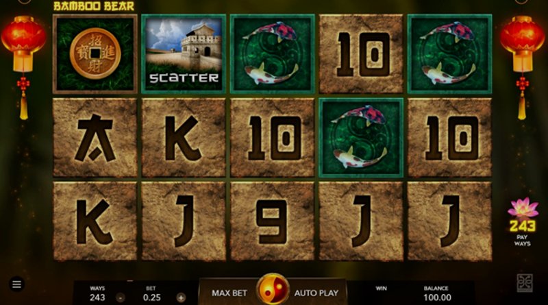 Играть Bamboo Bear от Mascot Gaming в казино 1Win