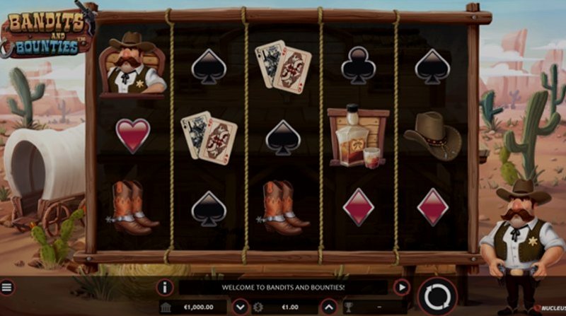 Играть Bandits and Bounties от Nucleus Gaming в казино 1Win