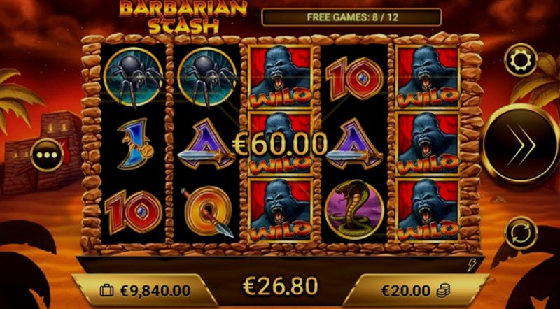 Играть Barbarian Stash от Amigogaming в казино 1Win