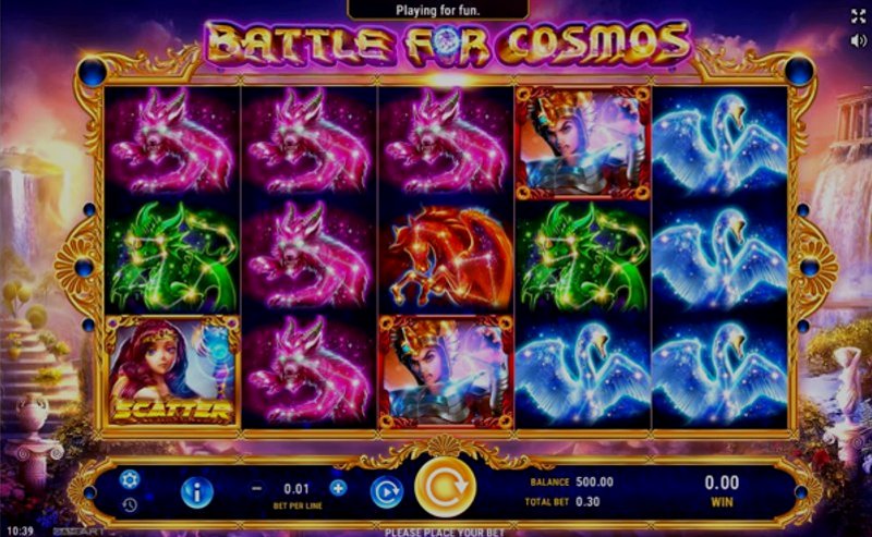 Играть Battle For Cosmos от Gameart в казино 1Win