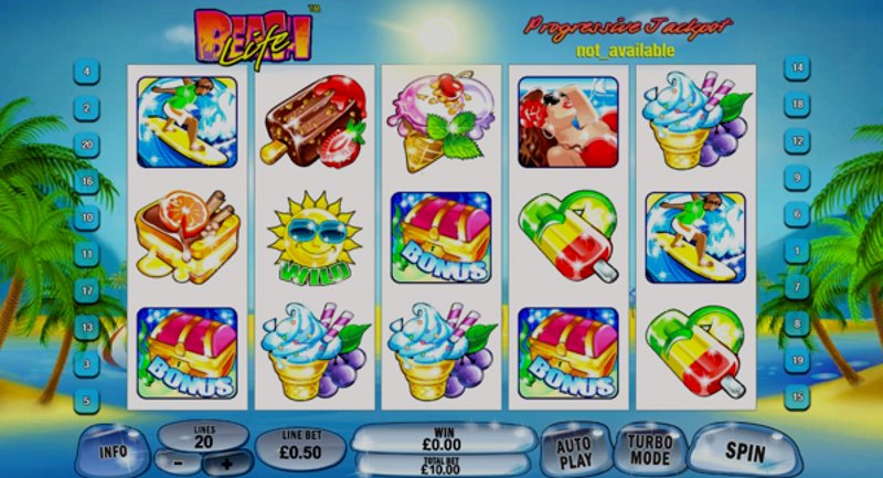Играть Beach Life от Playtech в казино 1Win