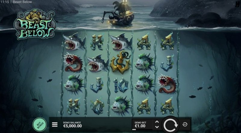 Играть Beast Below от Hacksaw в казино 1Win