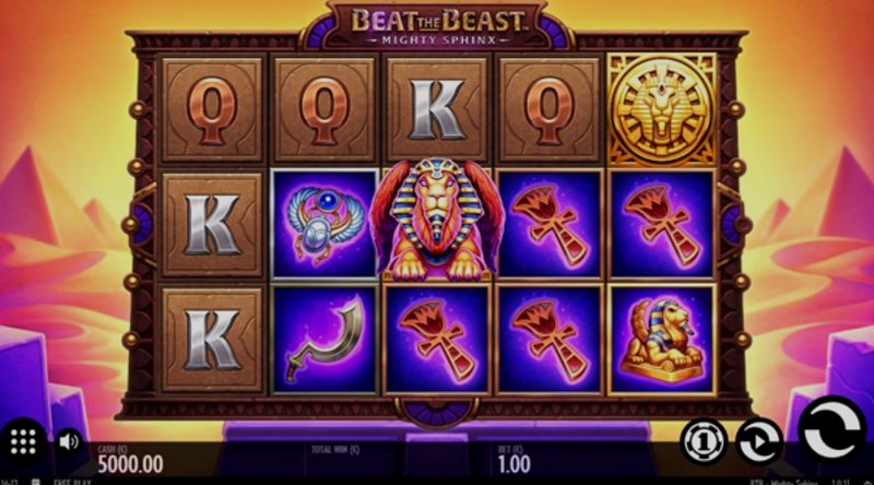 Играть Beat the Beast: Mighty Sphinx от Thunderkick в казино 1Win