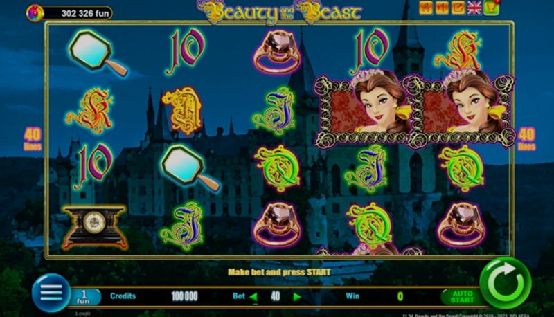 Играть Beauty and the Beast от Yggdrasil в казино 1Win