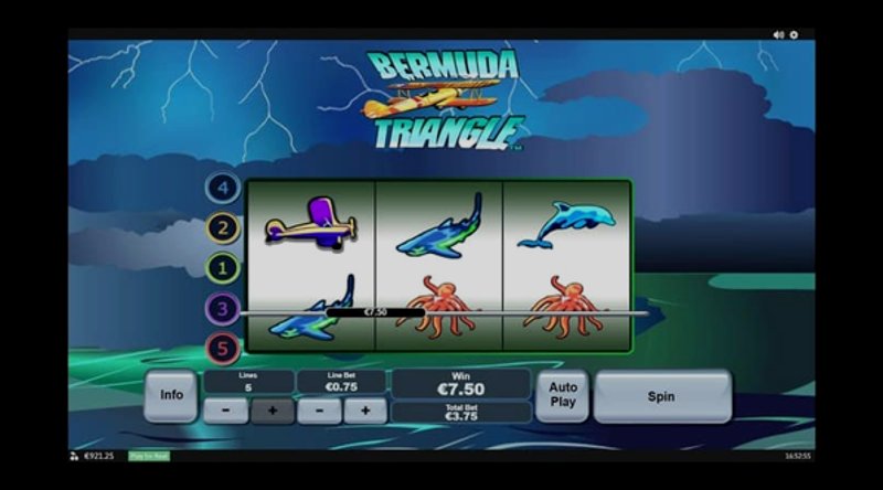 Играть Bermuda Triangle от Playtech в казино 1Win