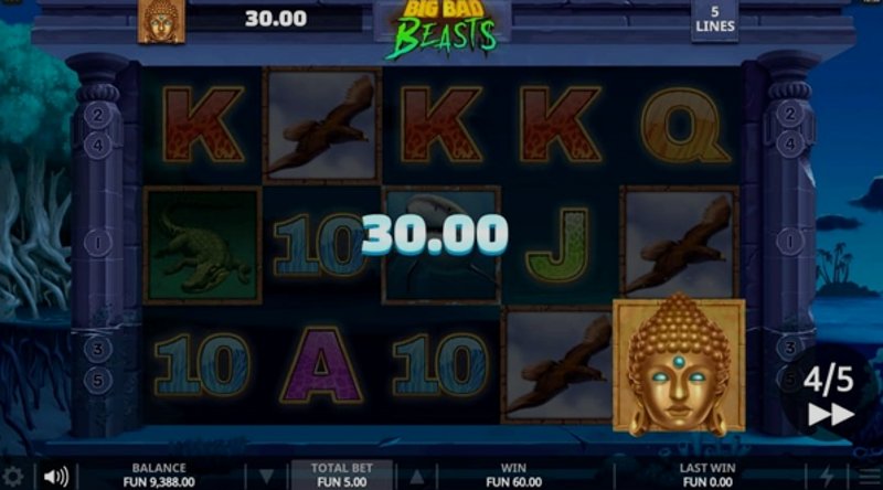 Играть Big Bad Beasts от Caleta в казино 1Win