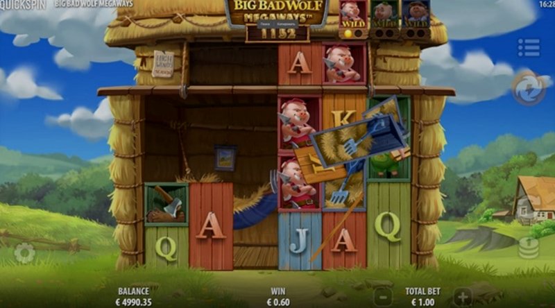Играть Big Bad Wolf от Quickspin в казино 1Win